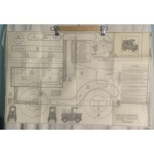 Vintage the Winfield collection truck Mail box 1993 wood cutting pattern.